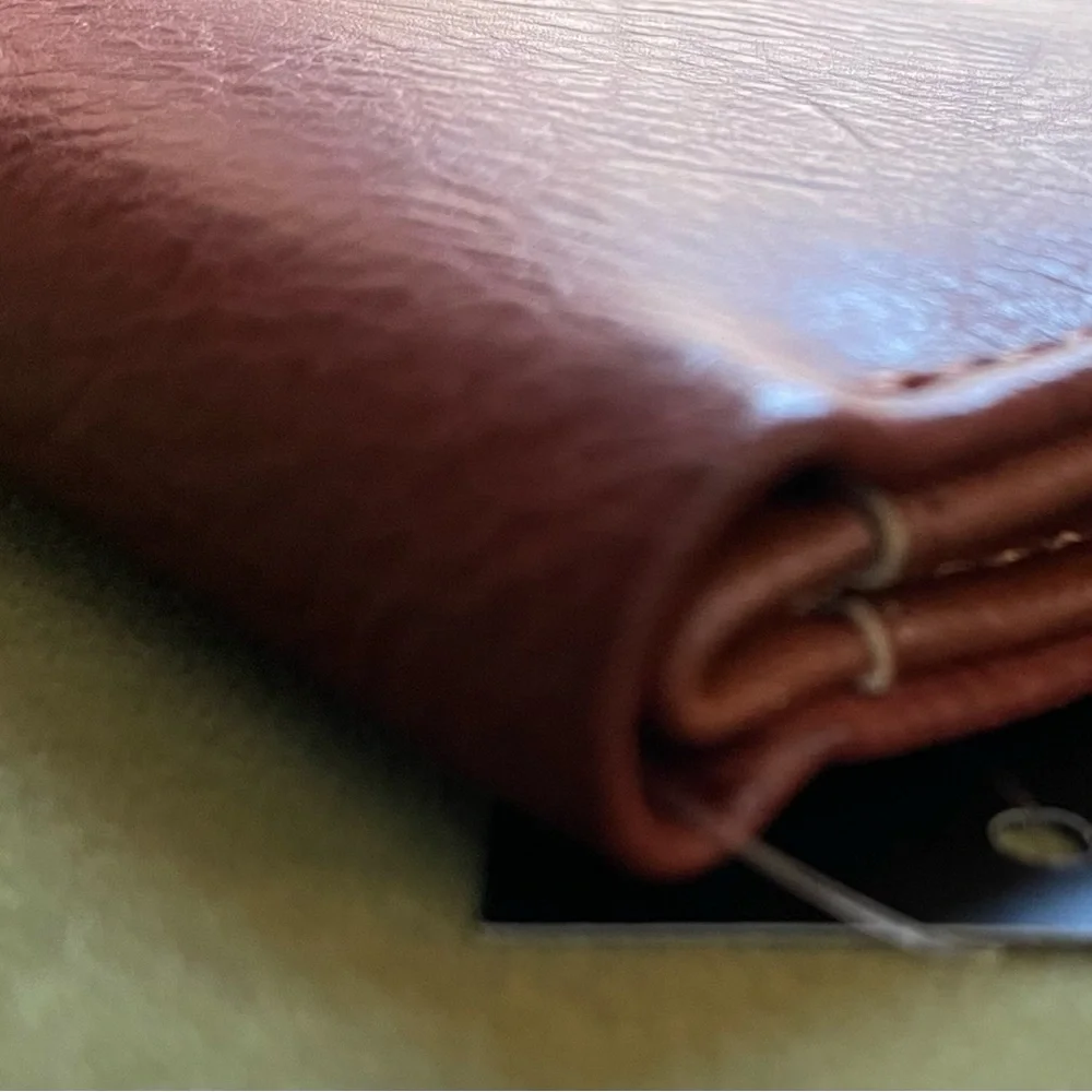 NEW PX Brown Bi-fold Vegan Wallet